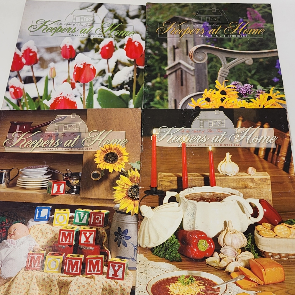 Keepers At Home Magazine 2009 Set Of 4